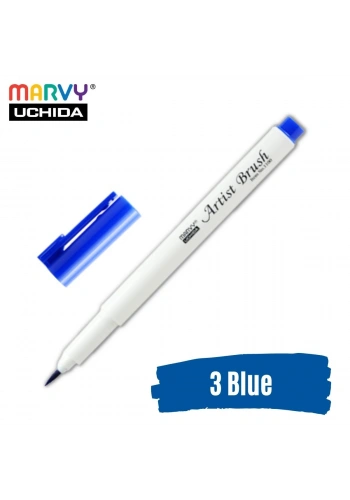 Marvy Artist Brush Pen 1100 Firça Uçlu Kalem 03 Blue