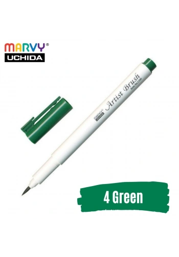 Marvy Artist Brush Pen 1100 Firça Uçlu Kalem 04 Green