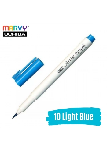 Marvy Artist Brush Pen 1100 Firça Uçlu Kalem 10 Light Blue