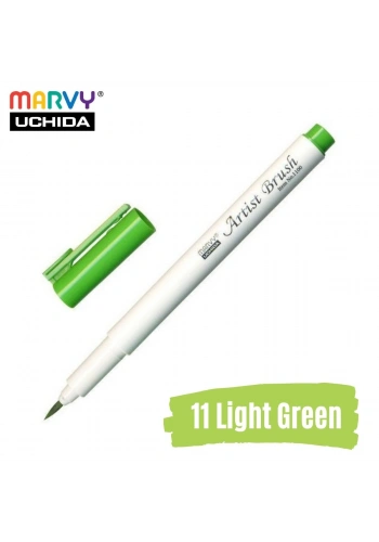 Marvy Artist Brush Pen 1100 Firça Uçlu Kalem 11 Light Green