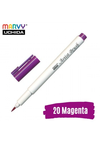 Marvy Artist Brush Pen 1100 Firça Uçlu Kalem 20 Magenta