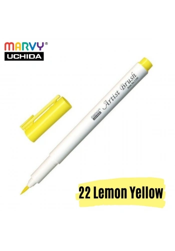 Marvy Artist Brush Pen 1100 Firça Uçlu Kalem 22 Lemon Yellow