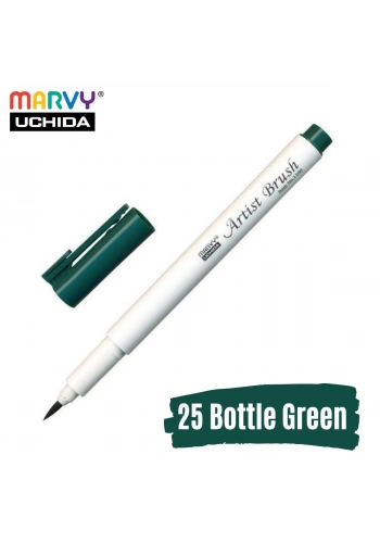 Marvy Artist Brush Pen 1100 Firça Uçlu Kalem 25 Bottle Green