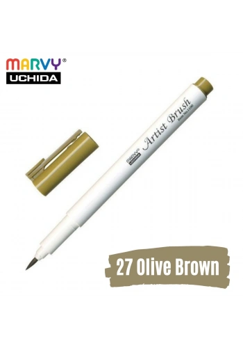 Marvy Artist Brush Pen 1100 Firça Uçlu Kalem 27 Olive Brown