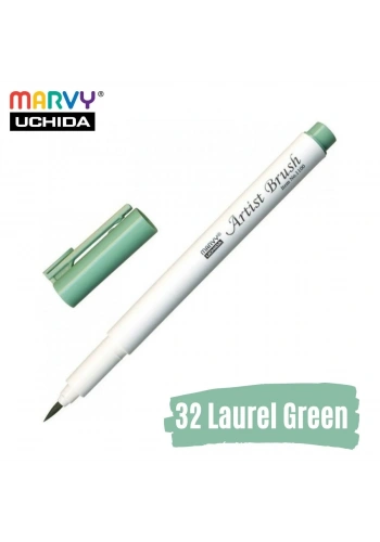 Marvy Artist Brush Pen 1100 Firça Uçlu Kalem 32 Laurel Green