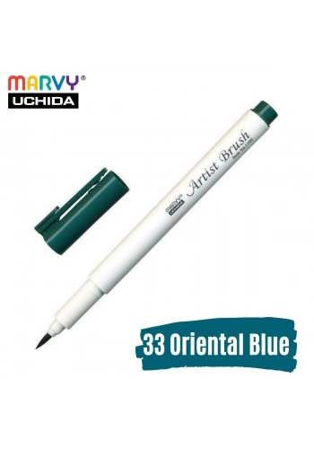 Marvy Artist Brush Pen 1100 Firça Uçlu Kalem 33 Oriental Blue