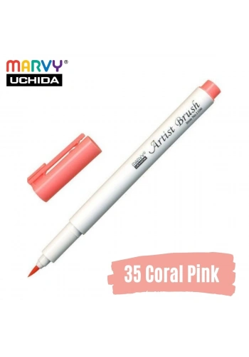 Marvy Artist Brush Pen 1100 Firça Uçlu Kalem 35 Coral Pink