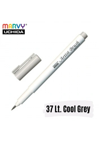 Marvy Artist Brush Pen 1100 Firça Uçlu Kalem 37 Light Cool Grey