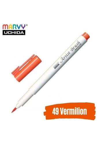 Marvy Artist Brush Pen 1100 Firça Uçlu Kalem 49 Vermilion
