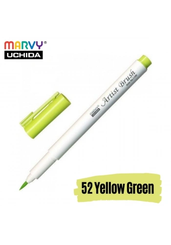 Marvy Artist Brush Pen 1100 Firça Uçlu Kalem 52 Yellow Green