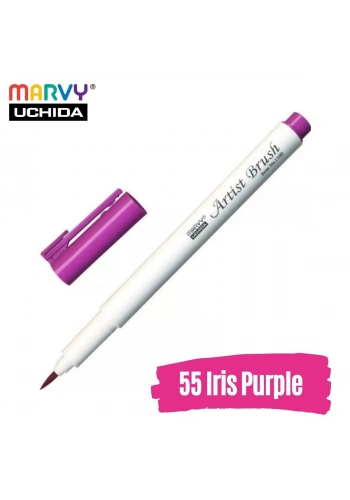Marvy Artist Brush Pen 1100 Firça Uçlu Kalem 55 İris Purple