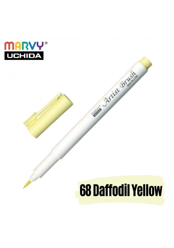 Marvy Artist Brush Pen 1100 Firça Uçlu Kalem 68 Daffodil Yellow