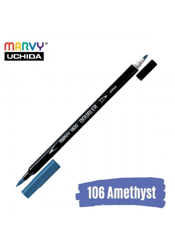 Marvy Artist Brush Pen 1800 Çift Taraflı Firça Uçlu Kalem 106 Amethyst
