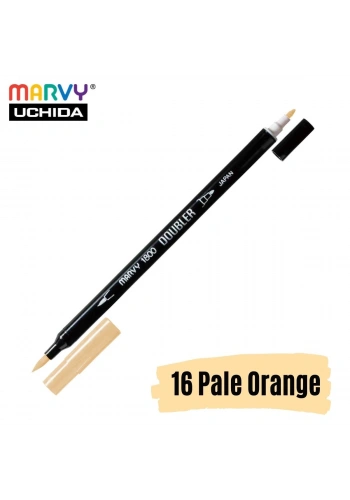 Marvy Artist Brush Pen 1800 Çift Taraflı Firça Uçlu Kalem 16 Pale Orange