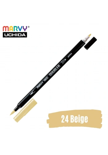 Marvy Artist Brush Pen 1800 Çift Taraflı Firça Uçlu Kalem 24 Beige