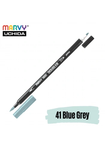 Marvy Artist Brush Pen 1800 Çift Taraflı Firça Uçlu Kalem 41 Blue Grey