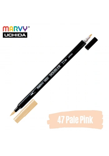 Marvy Artist Brush Pen 1800 Çift Taraflı Firça Uçlu Kalem 47 Pale Pink