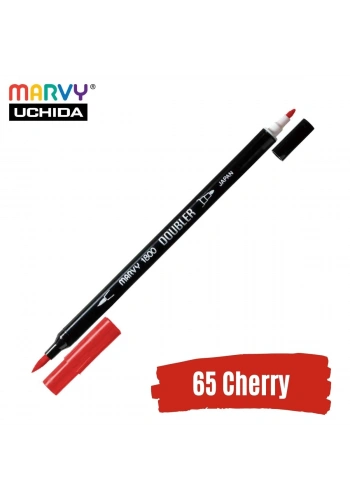 Marvy Artist Brush Pen 1800 Çift Taraflı Firça Uçlu Kalem 65 Cherry