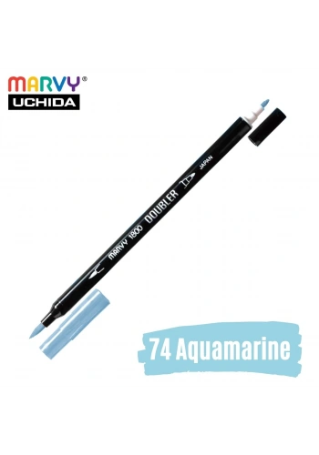Marvy Artist Brush Pen 1800 Çift Taraflı Firça Uçlu Kalem 74 Aquamarine