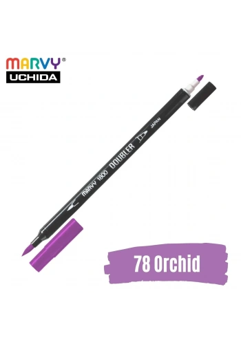 Marvy Artist Brush Pen 1800 Çift Taraflı Firça Uçlu Kalem 78 Orchid