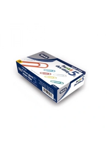 Mas 295 Renkli Dev Ataş Pvc Kaplı 50 Mm.25 Adet