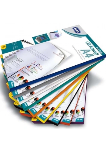 Mas Cilt Kapağı Plastik Opak A4 160 MIC Şeffaf 7740