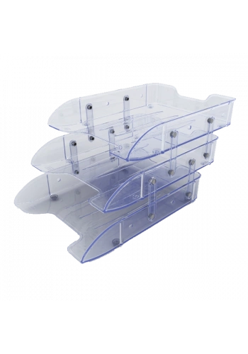 Mas Evrak Rafı Plastik Hareketli 3 LÜ Şeffaf 1803