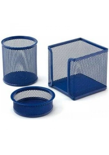 Mas Metal Perfore Kalemlik Seti 505 3lü Mavi