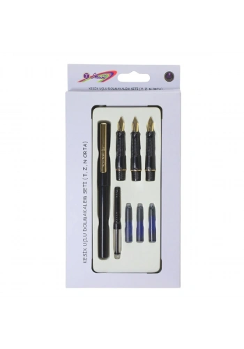 Masis Kesik Uçlu Dolmakalem Seti T-Z-N Orta
