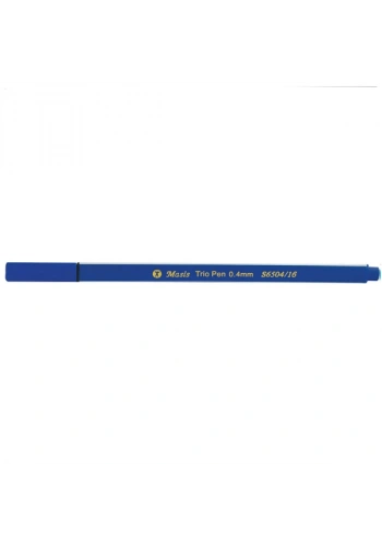 Masis Trio Pen 0.4 MM Koyu Mavi S6504-16