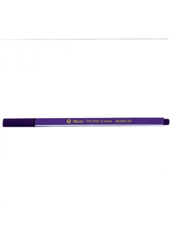 Masis Trio Pen 0.4 MM Mor S6504-10