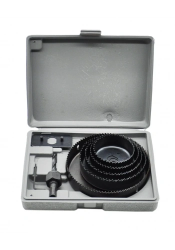 Master Delik Açma Panç Seti Ahşap Kartonpiyer Alçıpan 8 Parça