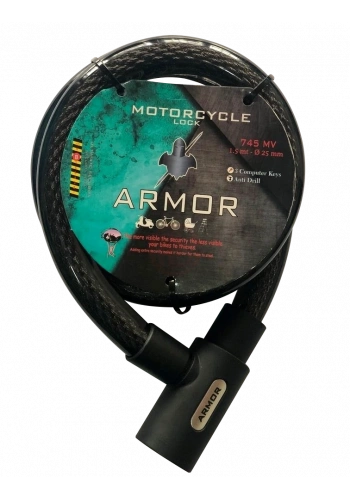 Master Lock ÇELİK HALAT 14.5 MT x25 MM MOTOR KİLİDİ - 745MV