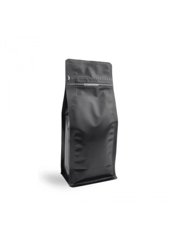 MAT SİYAH METALİZE KİLİTLİ FLAT BOTTOM KİLİTLİ TORBA (14X36) CM 500 adet