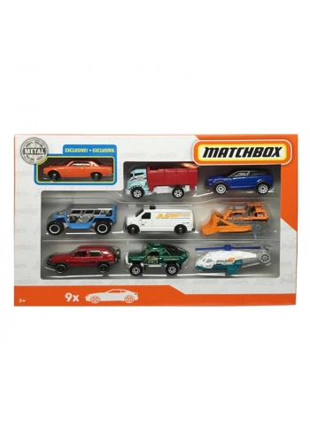 Matchbox Araba Seti 9 Lu x7111