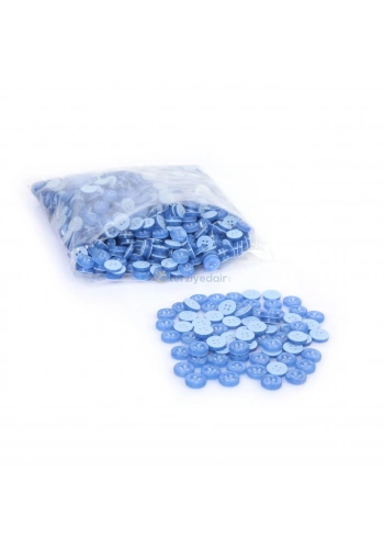 Mavi Gömlek Düğmesi 100 Adet