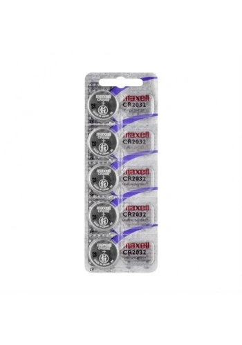 Maxell CR2032 Lithium Pil 5Li Blister - Gri Paket
