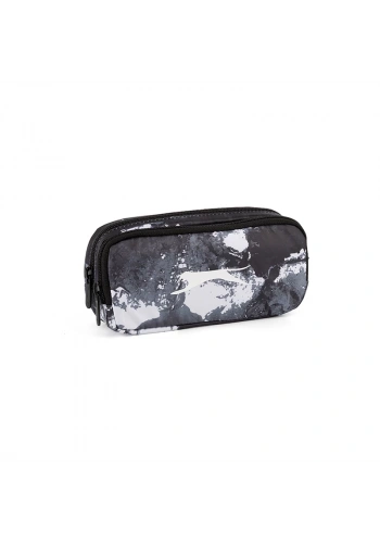 ME 23115 SLAZENGER BATİK GRİ GRANİT DESEN KALEM ÇANTASI