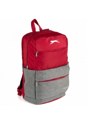 Me Sırt Çantası Slazenger Traveller Gri Kırmızı 23156