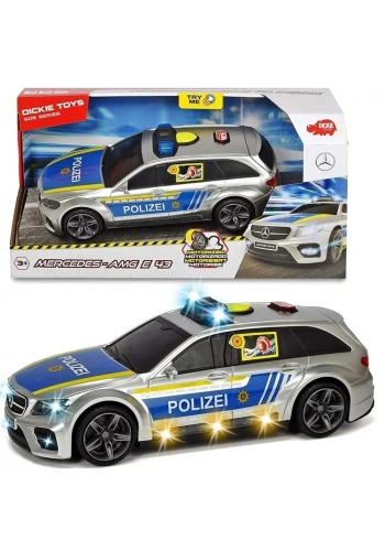 Mercedes-Amg E43 Sesli Ve Işıklı Polis Arabası