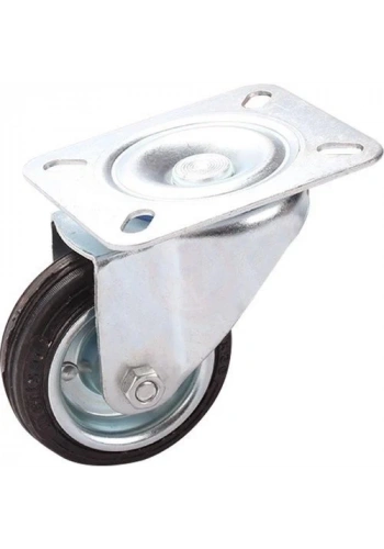 Mertsan Döner Sac Cantlı Kauçuk Burçlu Tekerlek 200x50 mm (200 Kg)