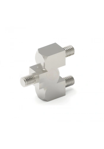 Mesan 10 Mm Pano Menteşesi Pirinç - Nikel Kaplamalı