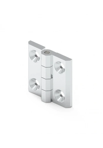 Mesan Yaprak Menteşe Zamak - Krom Kaplamalı 50X50 Mm