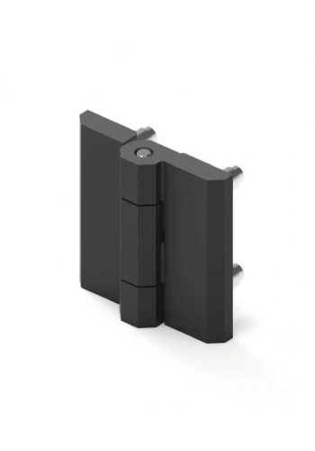 Mesan Zamak Siyah Boyalı 60X60 Cıvatalı Yaprak Menteşe