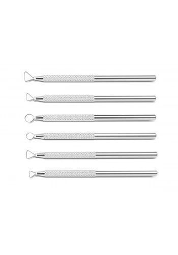 Metal Küçük Telli Dip Alma Seti 6lı