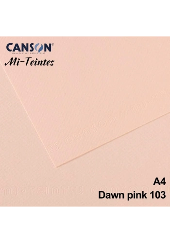Mi-Teintes 160gr A4 103 Pink 3lü