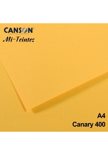 Mi-Teintes 160gr A4 400 Canary 3lü