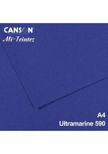 Mi-Teintes 160gr A4 590 Ultramarine 3lü