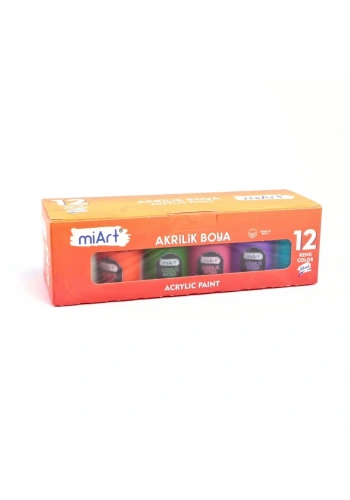 miArt Akrilik Boya Seti 12x30ml