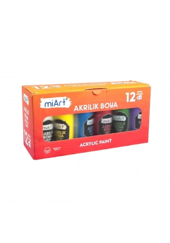 miArt Akrilik Boya Seti 12x59ml